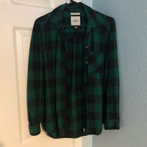 American eagle green flannel